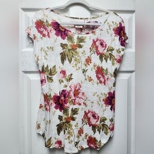 Laura Ashley Floral Print Women's Top